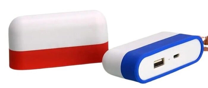 Caplet Power Bank with Hidden Wire – 3,000 mAh