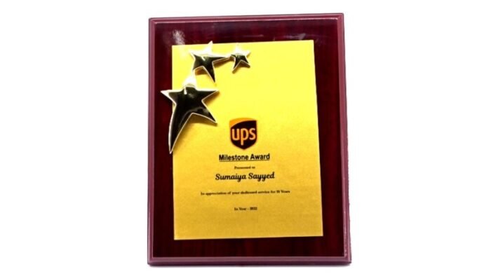 Celebrating 10-Year Partnerships Plaque – Recognition for Long-Term Commitment & Loyalty