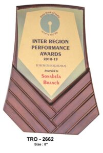 Chevron Base Wooden Award – Premium Institutional & Branch Recognition Trophy
