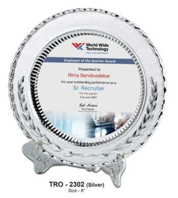 Classic Laurel Salver – Silver Timeless Recognition...