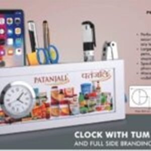 Clock with Tumbler Full Side Branding – Ideal Corporate Gift