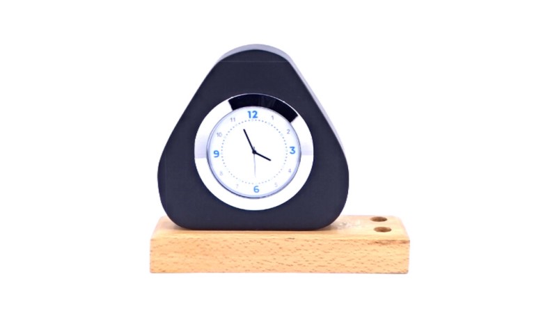 Contemporary Desk Clock – Minimalist Desk Accessory with Custom Branding