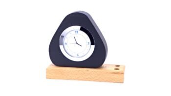 Contemporary Desk Clock – Minimalist Desk Accessory...