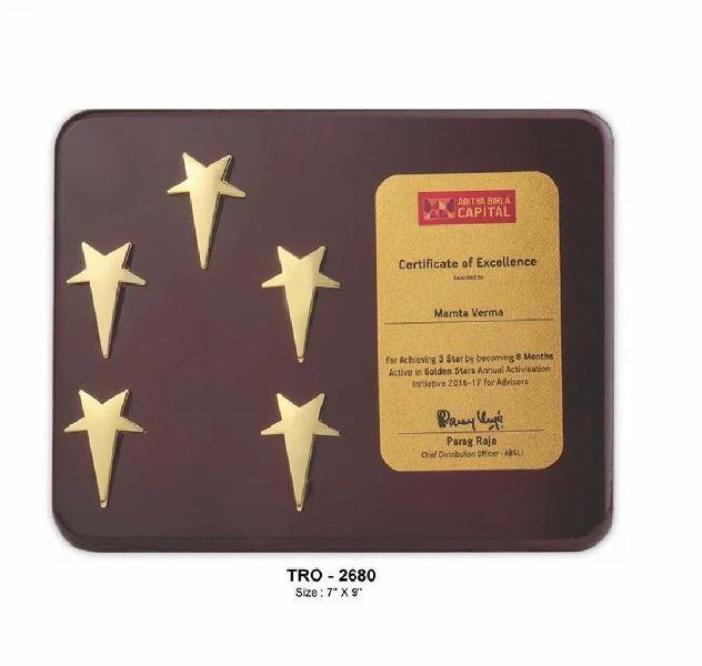 Corporate 5 Star Plaque