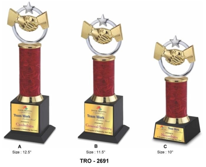 Corporate Handshake Trophy