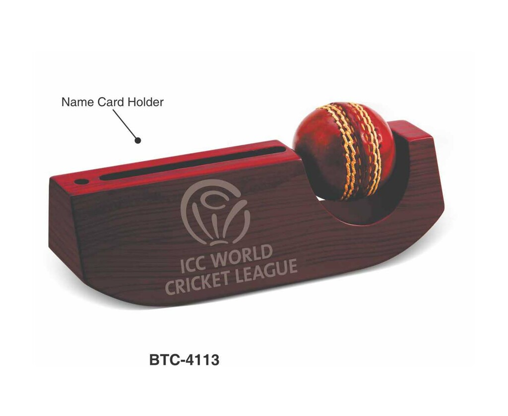Cricket Ball Card Holder