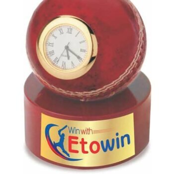 Cricket Ball With Clock – Sports-Inspired Corporate...