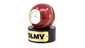 Cricket Ball With Clock – Sports-Inspired Corporate...