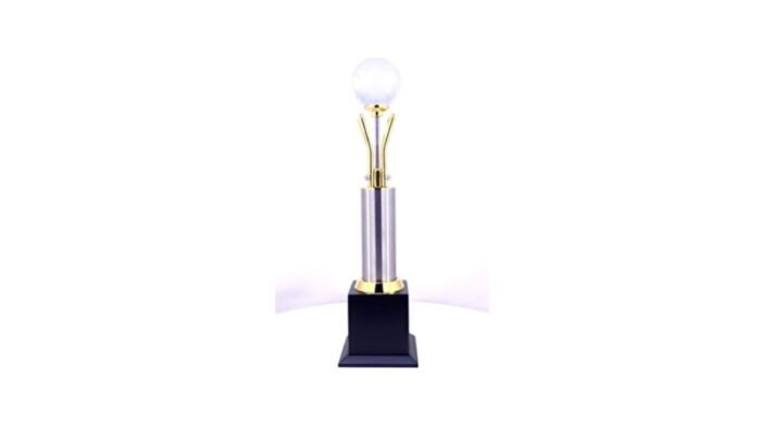 Crystal Globe Cricket Trophy