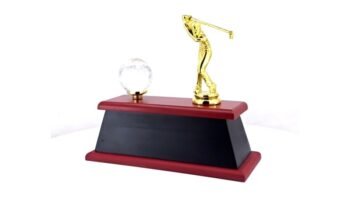 Crystal Golf Moment Memento – Elegant Golf...