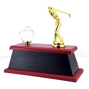 Crystal Golf Moment Memento – Elegant Golf...