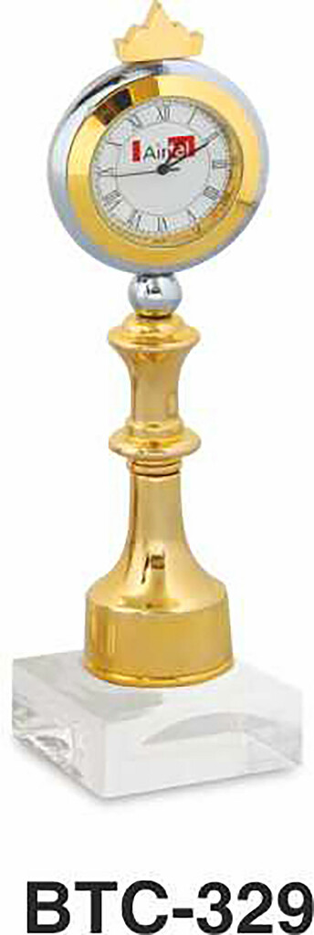 Desk Clock With Crown