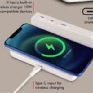 Digital Clock with 10W Wireless Charger (Type-C Input)