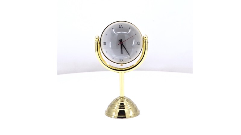 Dual-Sided Rotating Clock – Luxury Desk Décor & Premium Corporate Gift