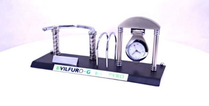 Executive Desk Set with Clock