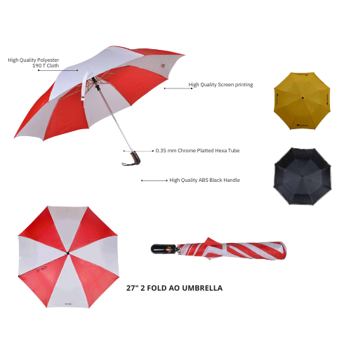 27" 2 FOLD AO UMBRELLA