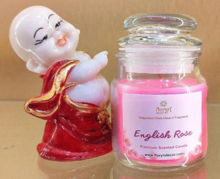 Floryn Decor Scented Glass Jar Candle