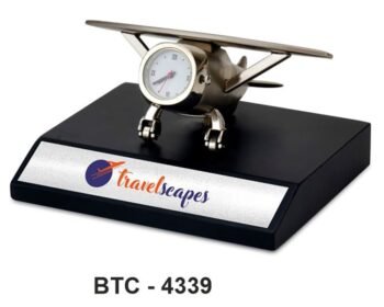 Flying Time Aeroplane Clock – Elegant Aviation-Themed...