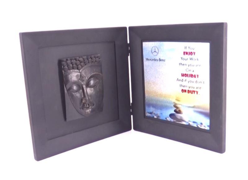 Foldable Buddha Quote Frame