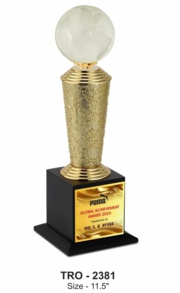 Global Achievement Trophy – Celebrate International Excellence...