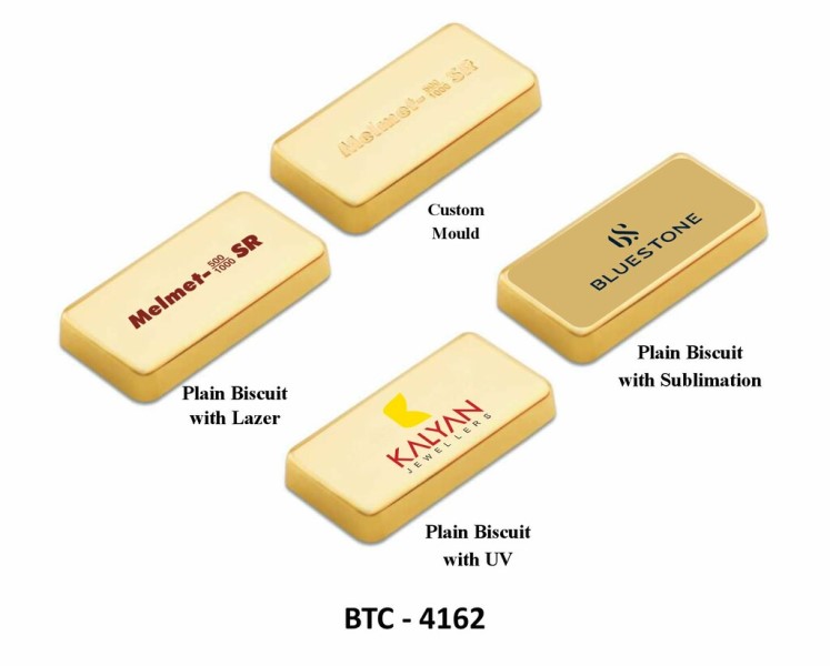 Gold Biscuit Paper Weight