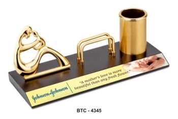 Gold Plated Desk Organizer – Elegant Iron...