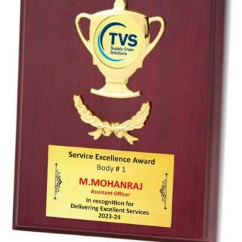 Golden Emblem Excellence Plaque – Recognition for...