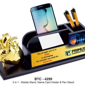 Golden Heart Desk Set – Elegant Desk...