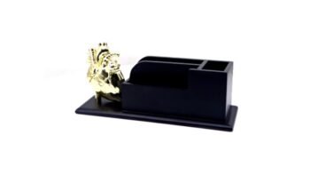 Golden Heart Desk Set – Elegant Desk...