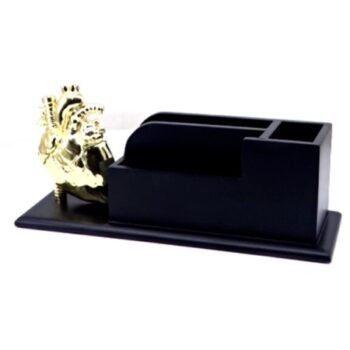 Golden Heart Desk Set – Elegant Desk...