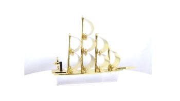 Golden Ship Desktop – Luxury Nautical Executive...