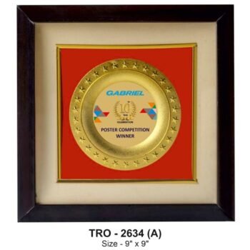 Golden Silver Wall Frame – Premium Commemorative...