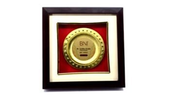 Golden Silver Wall Frame – Premium Commemorative...
