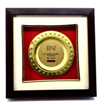 Golden Silver Wall Frame – Premium Commemorative...