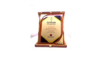 Golden Tribute Foldable Frame – Recognition for...