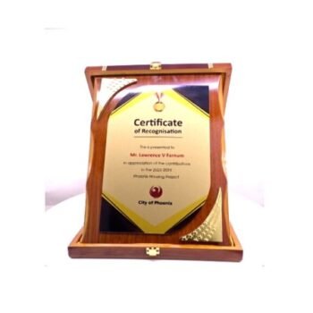 Golden Tribute Foldable Frame – Recognition for...