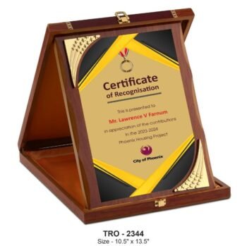 Golden Tribute Foldable Frame – Recognition for...