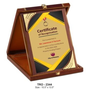 Golden Tribute Foldable Frame – Recognition for...