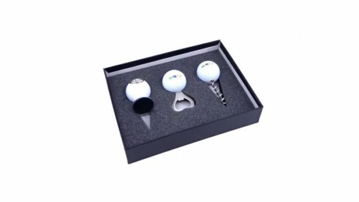Golf Ball Opener Set – 3-Piece Wine & Bottle Opener Gift Set