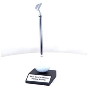 Golf Theme Pen Holder – Sports-Inspired Desk Accessory -1
