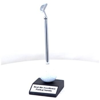 Golf Theme Pen Holder – Sports-Inspired Desk Accessory -1
