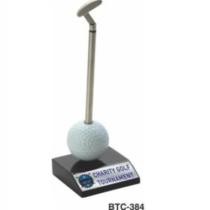 Golf Theme Pen Holder – Sports-Inspired Desk Accessory -1