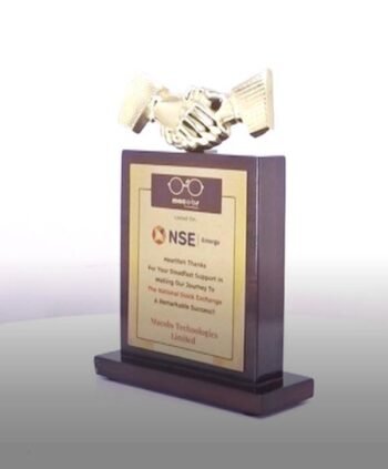 Handshake Service Appreciation Plaque – Recognition for...