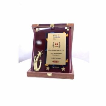 High Gloss Dual Tone Wooden Box Plaque...