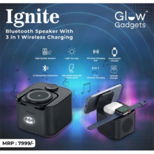 Ignite 3 in 1 Wireless Charger Bluetooth Speaker
