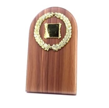 Laminated Half Round Wooden Plaque – Classic...