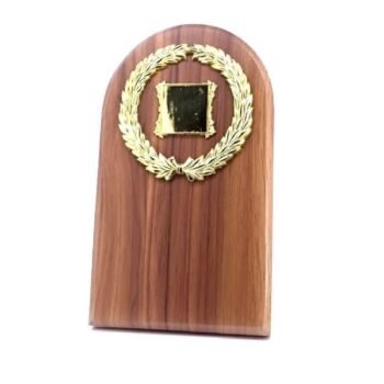 Laminated Half Round Wooden Plaque – Classic...