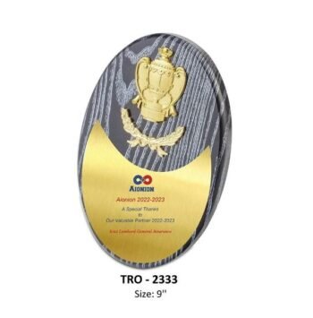 Laminated Wooden Plaque – Elegant Recognition for...