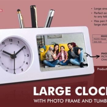 Large Clock with Photo Frame Tumbler – Branded Corporate Gift