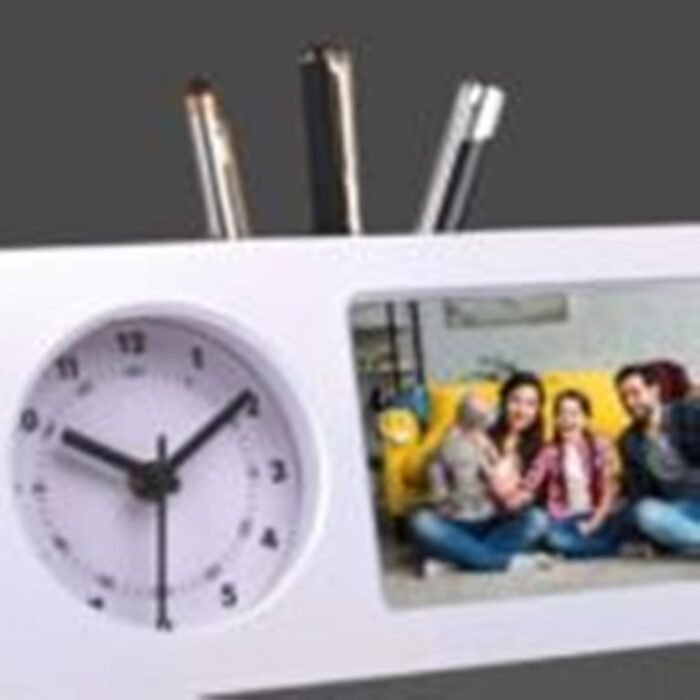 Large Clock with Photo Frame Tumbler